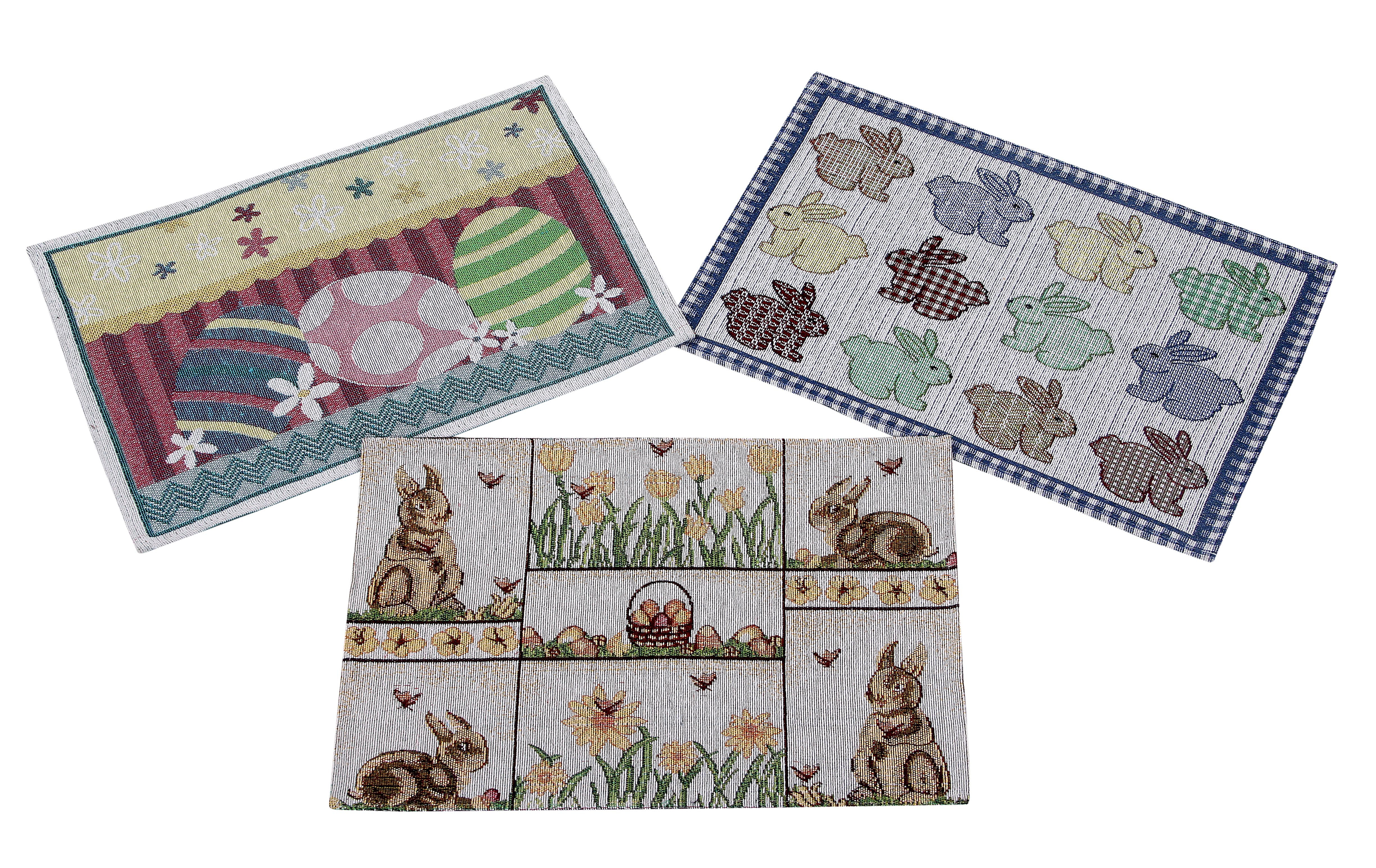 Wholesale Easter Tapestry Placemat(3 Designs) - Living Fashions